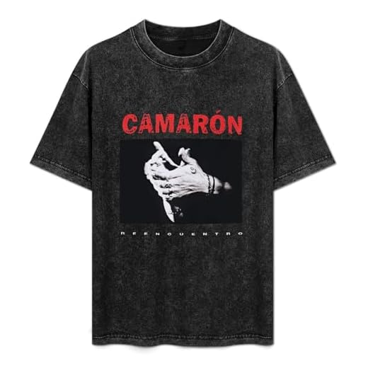 Camaron Reencuentro Men Black T-Shirt Print Unisex Cotton tee Shirt M