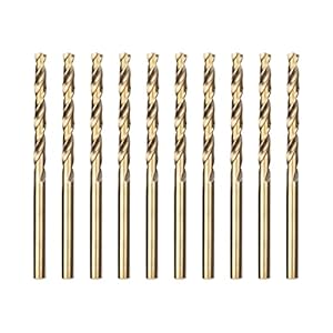 Meccion HSS Kobalt Spiralbohrer Set, 10-teilig