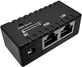 POE Injector Splitter 10M/100Mbp Power Over Ethernet RJ-45 Wall Mount Adapter Splitter for CCTV IP Camera Networking