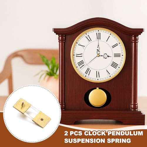 image for Otoolling 2 Pcs Clock Pendulum Suspension Spring for Grandfather Clock