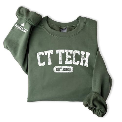 Personalized Surgical Tech Sweatshirt with Custom Name, Hospital Technician Gift, Custom Healthcare Crewneck
