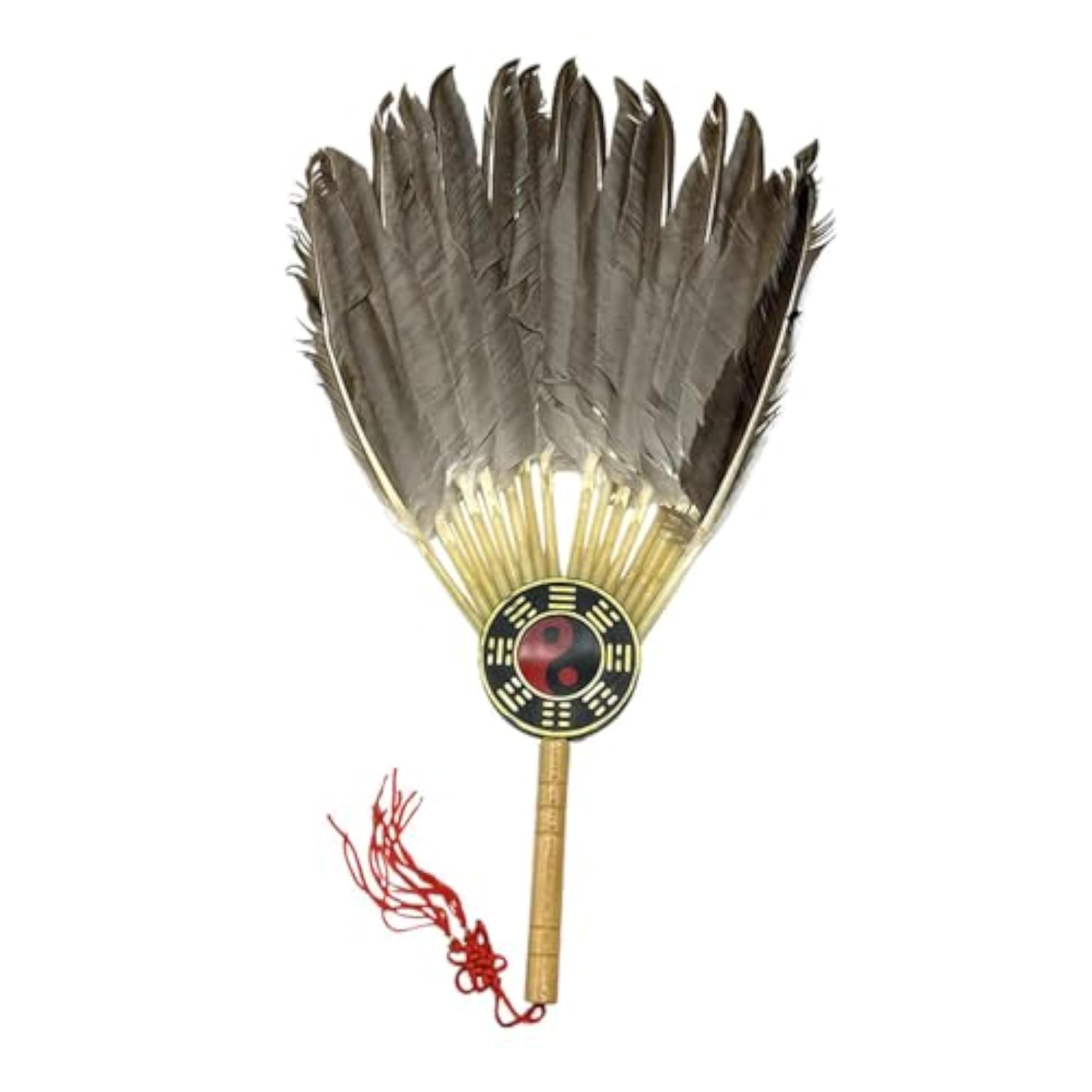 Ancient Chinese Zhuge Liang Feather Fan Dance Performance M