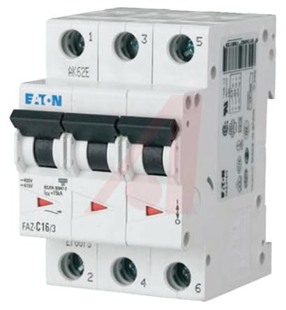Eaton 278842 Disjoncteur, 8 A, 3P, B-Char