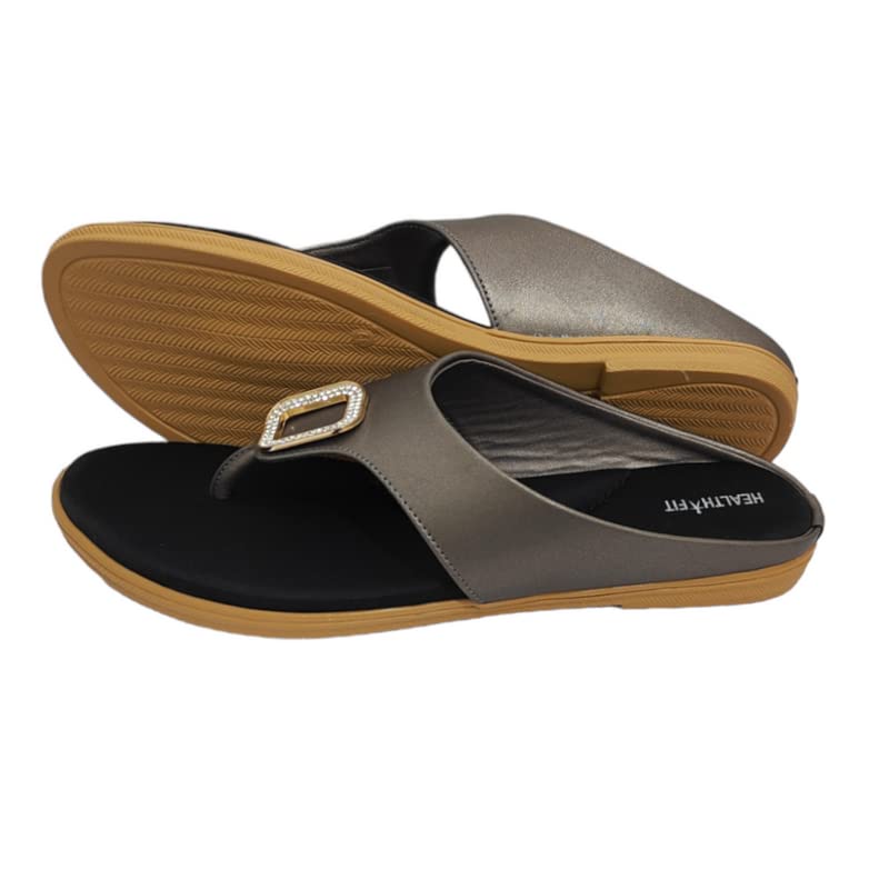 Image of HEALTH FIT Extra Soft Ortho Care Diabetic & Orthopedic Slippers /Doctor Chappal & stylish for Girl's /Women Footwear