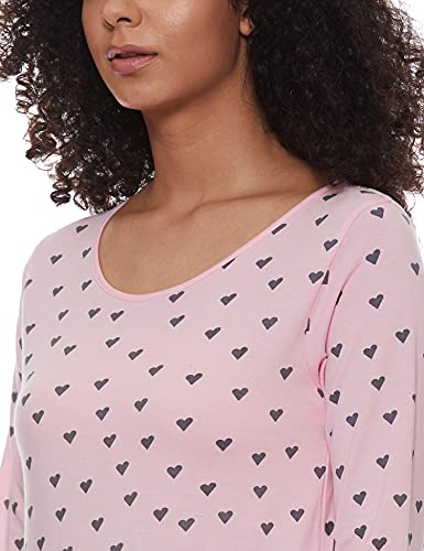 Image of A.T.U.N. (ALL THINGS UBER NICE) Womens Printed Cotton Long Sleeve Regular T-Shirt (Pack of 3)