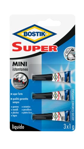 BOSTIK Colla Istantanea Universale Super Mini Blister 3 x 1 gr