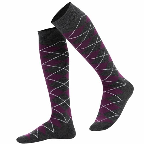 Image of Mysocks Unisex Extra Fine Combed Cotton Knee High Socks, Hand Linked Toe, Soft Latex Band