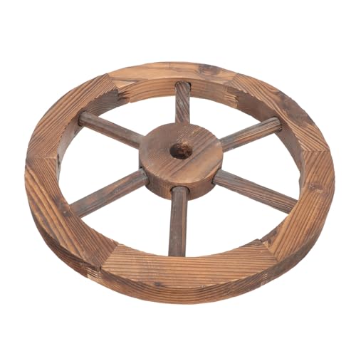 Roue en bois de 25 cm pour sublimer votre salon ou balcon abrité