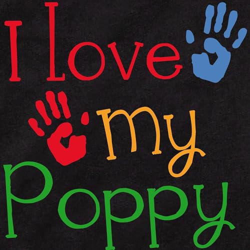 CafePress I Love My Poppy Cute Infant Bodysuit Baby Romper Dark2