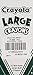 Crayola; Large Crayons, Gray; Art Tools; 12 ct. Bulk Crayons; Bright, Bold Color