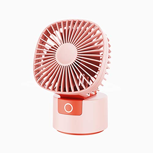 Ordinateur de poche ventilateur USB mini portable de charge rose - 2