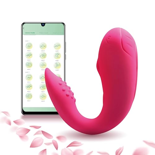 Vibrador con Control por Bluetooth para Mujer, Consolador Masajeador de Clítoris, Punto G, 2 Motores, Vibrador, Bragas de Huevo de Amor, Juguetes Sexuales para Adultos, ¡Satisfacción Garantizada!…