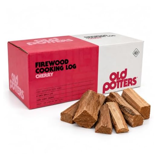 Old Potters Kiln Dried Firewood - Cherry, 1100 Cu. in, 18-20 Logs~ 8" x 2.5" Logs.