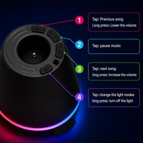 Onkasa RGB LED Corner Floor Lamp with App, Remote Control and Music Sync — view 6