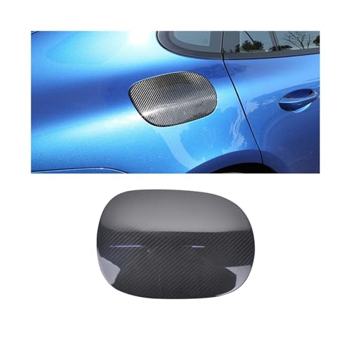 Embellecedor de fibra de carbono para puerta de combustible de coche, compatible con Porsche Panamera 971 (2017-2023)