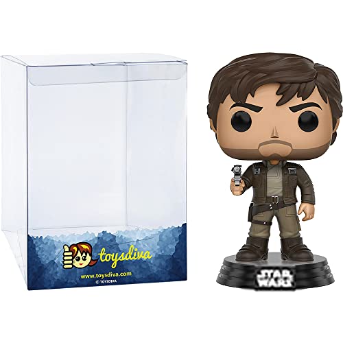 En Oferta Captain Cassian Andor (Target Exc): P O P ! Vinyl Figurine Bundle With 1 Compatible 'Toysdiva' Graphic Protector (151 - 10451 - B)