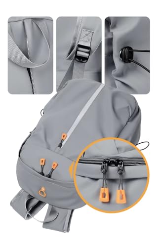 Mochila Notebook Impermeável Bolsa Escolar Executiva Reforçada Grande Emborrachada (cinza 2)