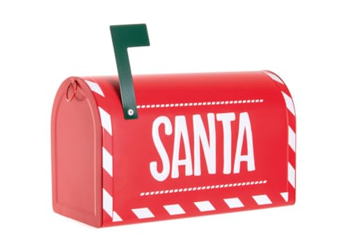 BIANCHERIAWEB Briefkasten für den Weihnachtsmann, dekorativ, rot,...