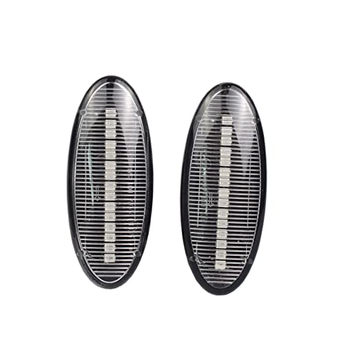 Rearview Mirror Turn Flash Lamp For Nissan X-trail T31 For Qashqai J10 For Cube For Juke For Leaf For Micra K13 For Note E11 Car Side Marker Light Dynamic LED Turn Signal Lamp(Crystal Type)