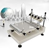 Hteedy 3040 Solder Paste Printer PCB SMT Stencil Printer 300x400mm Manual Press Printer ±0.01mm Horizontal Stencil Printing Machine