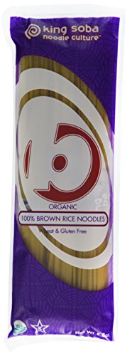 King Soba - Fideos orgánicos de arroz - 8.8 onzas, pack de 6
