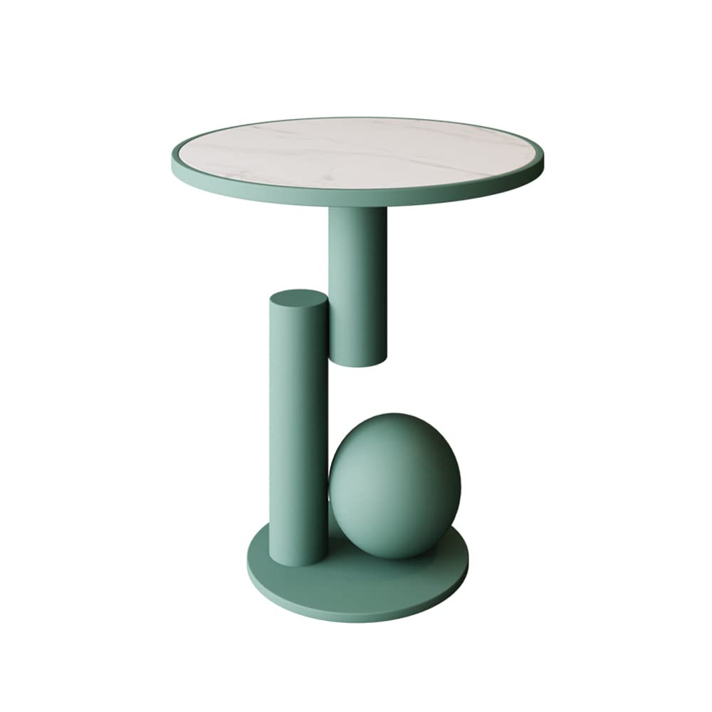 Amazon.com: BOOMLATU Modern Marble 15.7" Round Side Table,Accent End ...