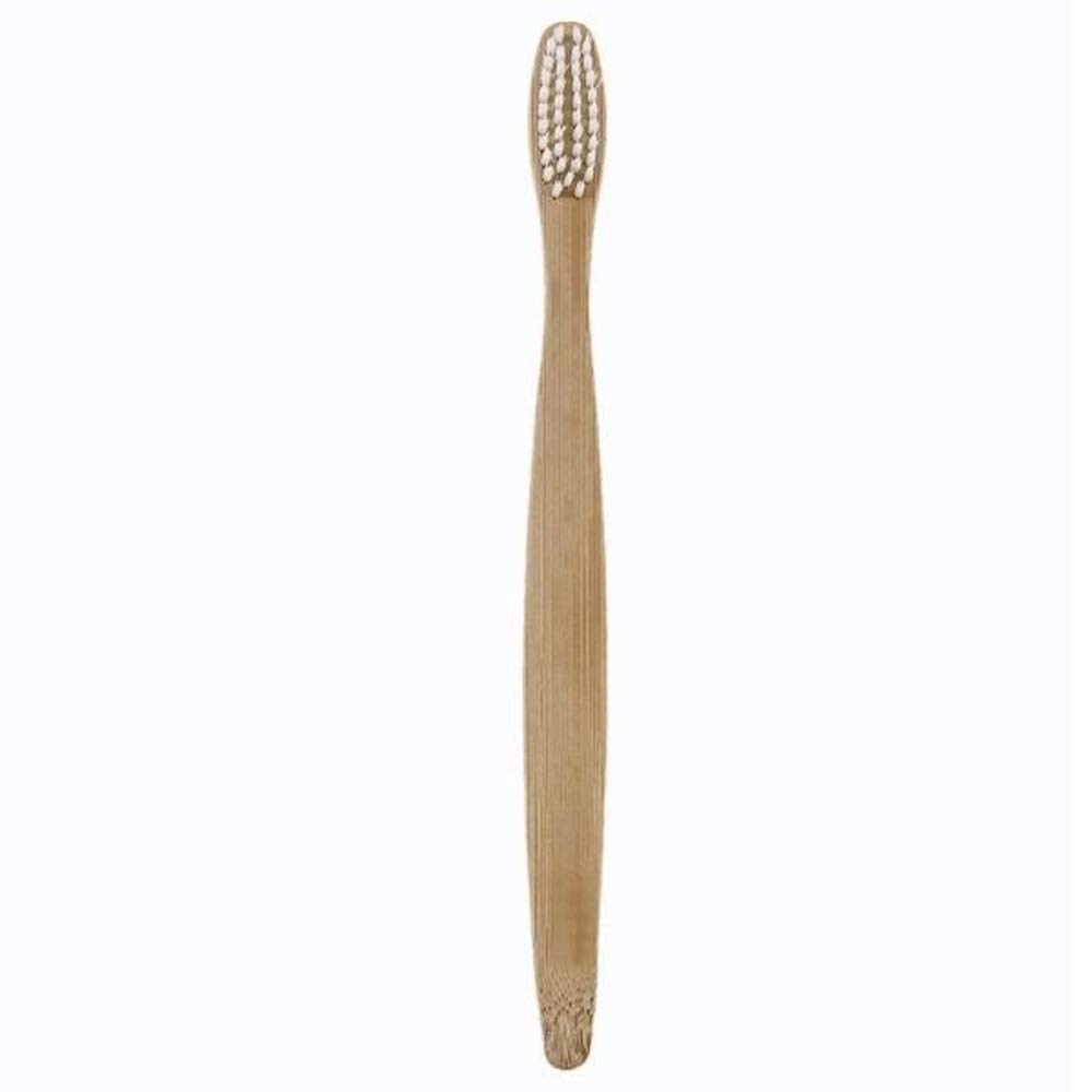 Bamboo Toothbrush With White Bristles