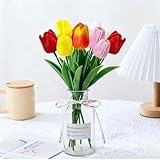 🌷 【Le Langage des Fleurs - Chaque Couleur Raconte Votre Histoire】 Ce mélange unique incarne le langage complet des tulipes : Orange : enthousiasme et vitalité Blanc : pureté et nouveaux départs Rouge : amour profond et passion Rose : tendresse et affection Jaune : amitié et vœux chaleureux Ensemble, elles créent une palette complète d'émotions positives.