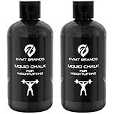 EVMT Brands Flüssigkreide, Sauberes Gym-Kreide Für Gewichtheben, Gymnastik, Klettern Und Tanzen. Schweißresistent Und Langlebig Für Besseren Halt. Verpackung Kann Variieren.