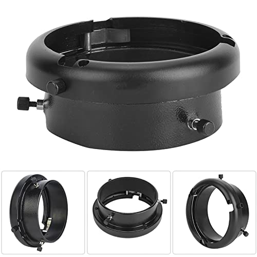 Soporte de flash de aluminio para evitar vibraciones en adaptador de anillo 4