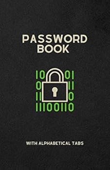 Paperback Password Book With Alphabetical Tabs: Internet Address Journal (110 Pages, 5.5 x 8.5 in) Book