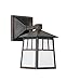 Arroyo Craftsman RB-6GW-MB Raymond Wall Mount, 6", Mission Brown Metal Finish, Gold White Iridescent Glass
