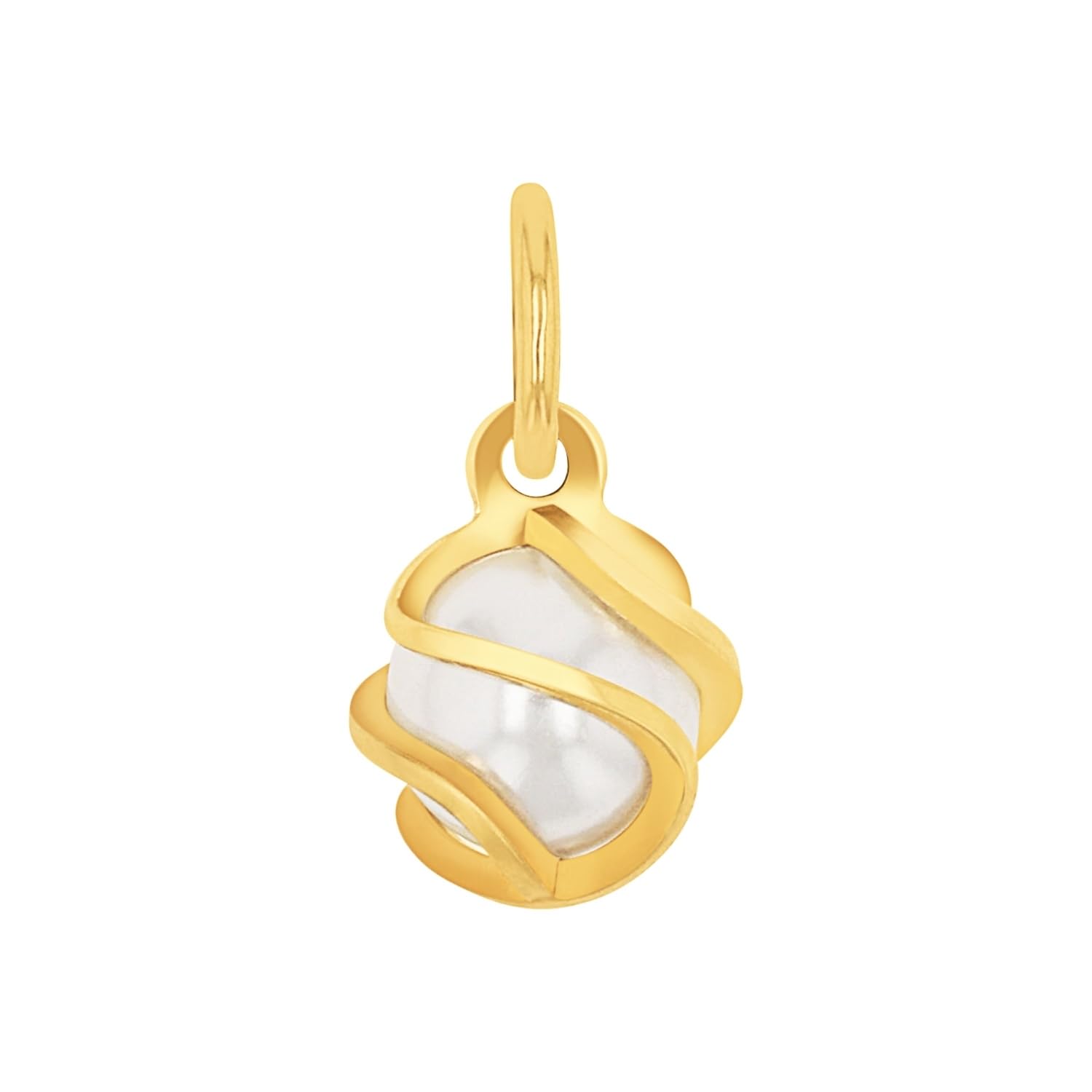 Amor Motivanhänger für Damen aus 375er Gold, Kettenanhänger, Anhänger, Gold 375, Geschenk für Frau und Freundin, teilw. mit Schmuckstein/Perle, Kommt in Schmuckbox