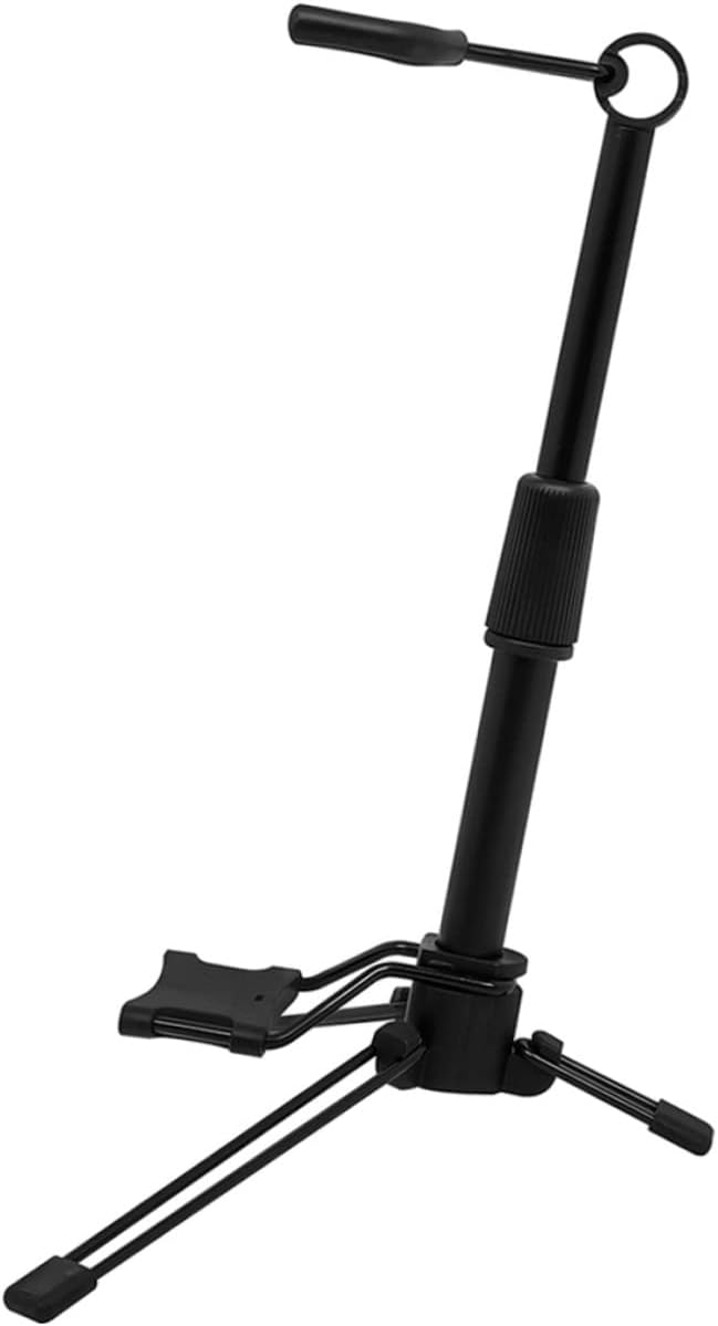 UPKOCH Foldable Flute Stand Holder Adjustable Clarinet Rack Portable Wind Instrument Display Stand Universal Oboe Holder for Musicians Suitable for Home and Stage Use