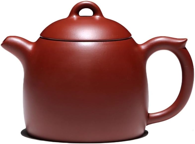 Ceramic Pot Chinese Purple Clay Multifunctional Teapot Household Hand-carved Teapot Tea Ceremony Supplies Coffee Pot Loose Leaf Tea Steeper Chinese Teapot Red 2