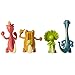 Gigantosaurus Character Figures 4 Pack with Articulated Arms & Tails, Dinosaur Toys Stand Approx. 3-3.5