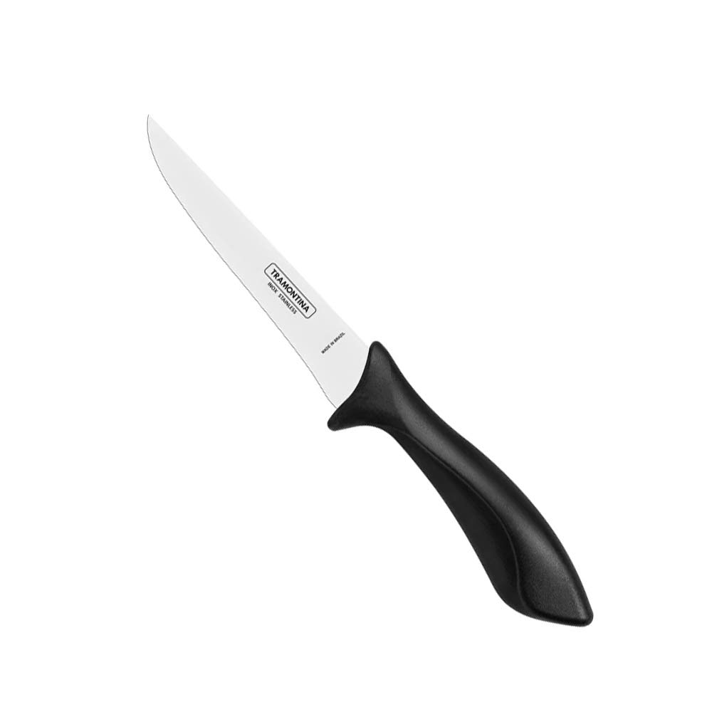 Tramontina Affilata 5 Inches Boning Knife with Stainless Steel Blade and Black Polypropylene Handle