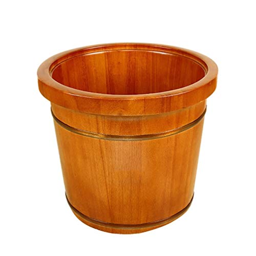 Cubeta de masaje para pies de madera 39x35 cm