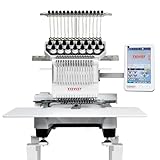 TOYOT Embroidery Machine with 15 Needles...