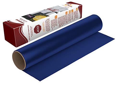 Firefly Craft Heat Transfer Vinyl Sheets - Royal Blue HTV - Iron On Vinyl for Cricut, HTV Vinyl Sheets, Vinyl Iron On, Easy Cut & Weed, Compatible with Cricut & Silhouette Cameo - 1 Sheet 12