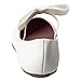 Fioni by Payless Toddler Girls White Cairo Bow Ballet Flat 10 Medium