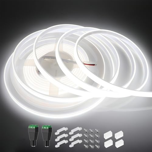 Tira de LED COB impermeable IP67 6000K 5m 480 LEDs/m miniatura 1
