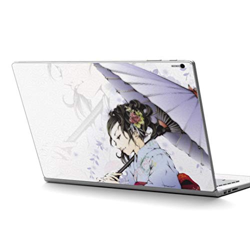 igsticker Surface Book2 Book3 15inch 専用 スキンシール サーフェス ブック 15インチ用 シール 011546 人物 着物 和風
