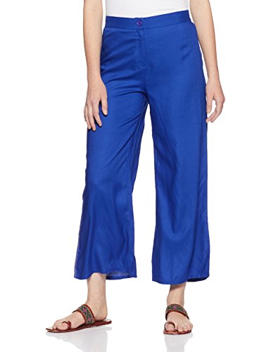 Image of global desi Womens Solid Casual Pants