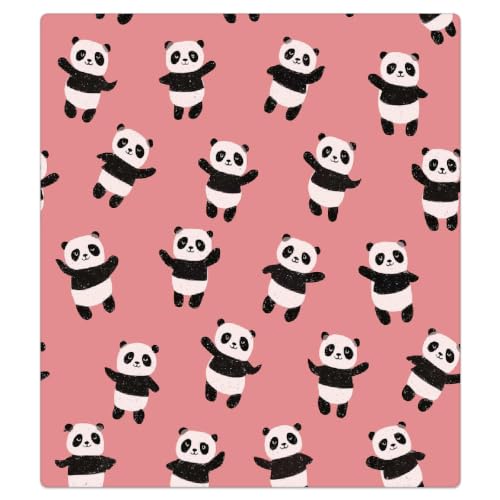 Funda magnética para lavavajillas lavable y reutilizable con imán frontal de pandas