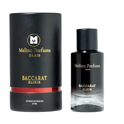 Melina Parfums Baccarat Elixir - Extracto de perfume, 50 ml, para hombre y mujer