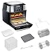 GoWISE USA Food Dehydrator and Air Fryer - 5 Drying Trays plus 6 Additional Accessories - Adjustable Time & Temperature Control - Perfect for Drying Beef Jerky, Herbs, Fruit, Vegetables, Dog Treats