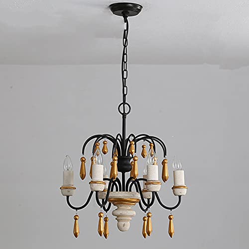 Suspension bois E14 luminaire vintage pour restaurant et couloir