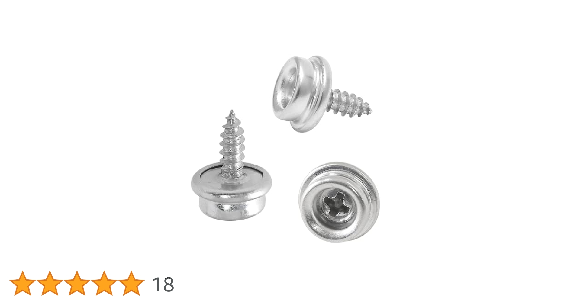 Amazon.co.jp: Moicstiy 3/8インチ ステンレススチール ネジ
