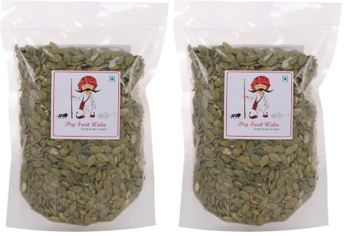 Image of Dry Fruit Wala Pumpkin Seeds for Eating Raw 250gms (Pack of 2)